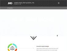 Tablet Screenshot of jmdlaw.com